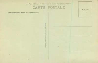 Le Puy — Katedra — Pittoreski krajobraz Le Haute-Loire — Wydawca Ideal, n° 8072 — Rewers