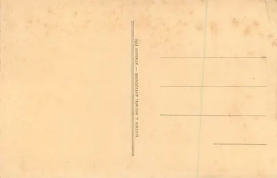 Avallon — Stare murawiska, wieża z XVI wieku — Wydawnictwo J. Bourey — Rewers