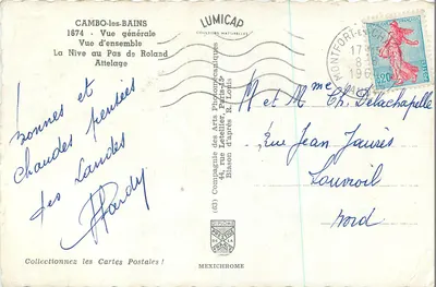 Cambo-les-Bains — Vista geral — Lumicap — Verso