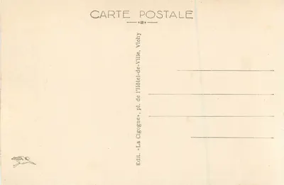 Vichy — Op het Oude Park — Gedekte galerij en pergola's van de Bronnen — n° 354 — Achterkant