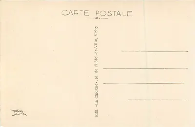 Vichy — Pawiłon 'Sevigne' — Wydawca La Cigogne, nr 399 — Rewers