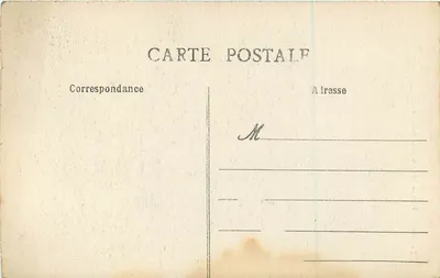 Fougères - Torre do Velho Castelo e o Nancou — J. Sorel, editor, Rennes — Verso