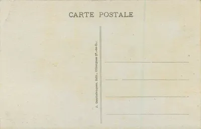 La Chaise-Dieu (Hte-Loire) — Façade klasztoru — J. Gouttefanges, Olliergues (P.-de-D.) — Rewers