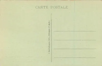Wnętrze Abbatii La Chaise-Dieu — Jubé (XIV wiek) — J. Gouttefanges, Olliergues (P.-de-B.) — Rewers