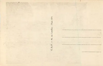 Most Bouju w kierunku impas Tombelaine — Chartres — C.A.P. Paris (15e) — Rewers