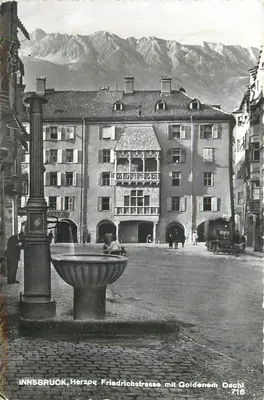Innsbruck, Herzog Friedrichstraße com o telhado dourado — Echle Photographie, n°718