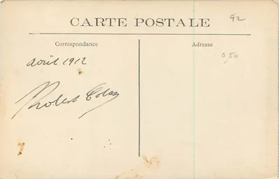 Rueil — Castelo da Malmaison — Surtout de Table oferecido por Carlos VII, rei da Espanha, a Napoleão I — Verso