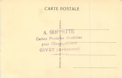 Poitiers — Igreja Nossa Senhora da Grande — Givet (Ardennes) — Verso