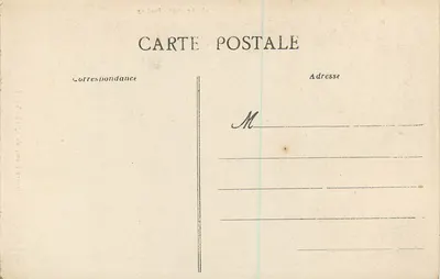 Nossa Senhora de QUELVEN — estátua da Virgem com o Menino — editor Le Gant-Pontivy — Verso