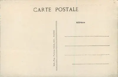 Avallon - Vale do Cousin — Vista geral tirada das Châtelaines — Livraria Poulha n'irères, editora, Avallon — Verso