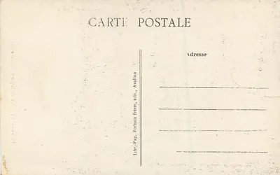 VÉZELAY — La Basilique de la Madeleine — Librairie Pothain frères, édit. Avallon — Rewers