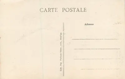 Saint-Père-sur-Vézère — Rzeźby na fasadzie kościoła — Wydawnictwo Polhain bracia, Avalon — Rewers
