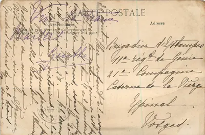 LYON — Most Ainay, nabrzeże Fulchiron i dzielnica Saint-Georges — E. R. — Rewers