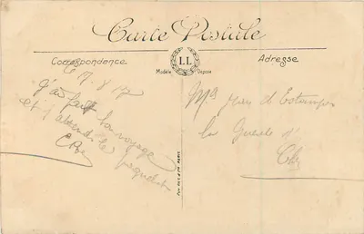 Toulon — A Praça da Liberdade — Monumento da Federação — LL. n°59 — Verso