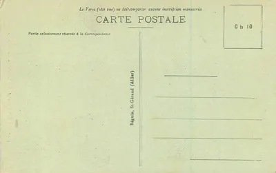 Latour-d'Auvergne — La Cascada — Ideal, n° 3968 — Reverso