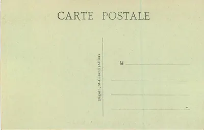 Gorges de Avèze — A Dordogne — A Auvergne pitoresca — Editor Idéal, n° 3909 — Verso