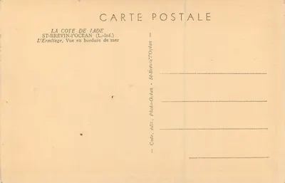ST-BRÉVIN-L'OCEAN (L.-Inf.) — L'Ermitage — Widok nad morzem — Cade — Rewers