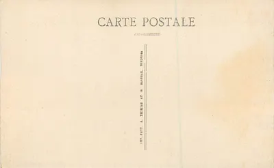 Maintenon (Eure-et-Loir) — O Castelo (lado leste) — A. Thiriat & B. Baserou, Toulouse — Verso