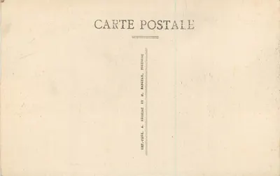 Maintenon (Eure-et-Loir) — El Castillo (fachada meridional) — A. Herriat et H. Basutau, Toulouse — Reverso