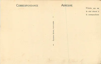 Louvières — Portal da Igreja — Édition Duho, Louvières, n°51 — Verso