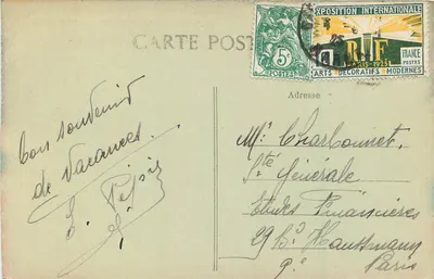 Reims — Poort Mars, oude Gallo-Romeinse poort — Thoutillic, uitgever, n° 97 — Achterkant
