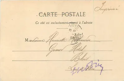 Reims - O Teatro — R. Chocento, n° 144-7-03 — Verso