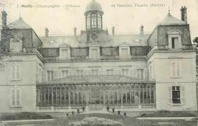 Mailly (Champagne) — Castelo de Romont, Fachada, Entrada