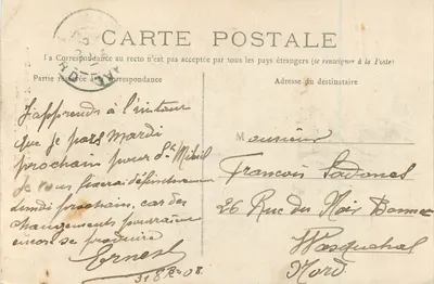 Châlons-sur-Marne — Igreja de Nossa Senhora — Edição dos Magasins Réunis — Verso