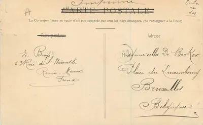 Reims — Hotel de Ville — Wydawca S. E. N. B. (nr 18) — Rewers