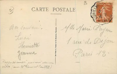 Sézanne (Marne) — Katedra — Wyd. Gamonnet, Tabac — Rewers