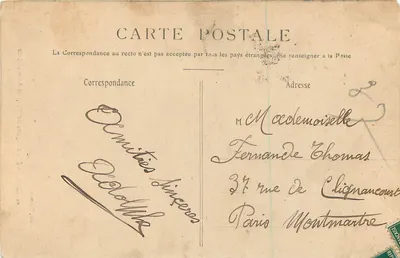 ÉPERNAY — Capela do Hospital Auban-Moët — C. M., editor, Épernay — Verso