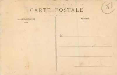 Reims - A Porta Mars, Arco do Triunfo Romano — V. T., Reims, n°69 — Verso