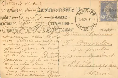 Châlons-sur-Marne — Ogólny widok — Wyd. J. B. — Rewers