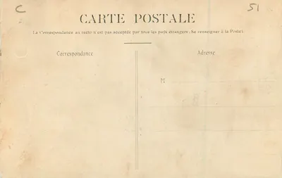 Reims — Brama Marsa — wydawca nieznany, nr 10 — Rewers