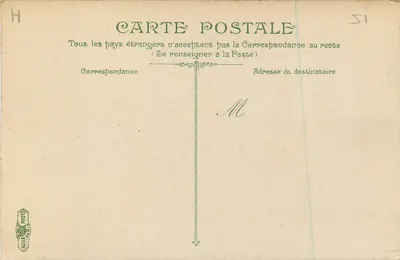 Reims — Katedra św. Tomasza — L.M.R. C° — Rewers