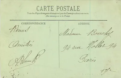 Reims — Widok z Pociągu — LL. — Rewers