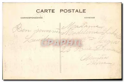 Le Havre — Tag des Abreises eines Transatlantikschiffes — C.M. Le Havre — Rückseite