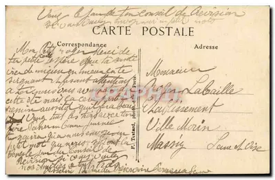 Le Perreux-Bry — La Marne i nabrzeża obok mostu — E. M. — Rewers