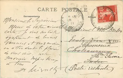 A Ponta do Diabo em Ploumanach — A Costa de Granito — Editor: Paris, 1905 — Verso