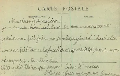 Vic-sur-Cère - Le Pas de la Cère — Germain Malroux, Civette, wydawca, Aurillac — Rewers