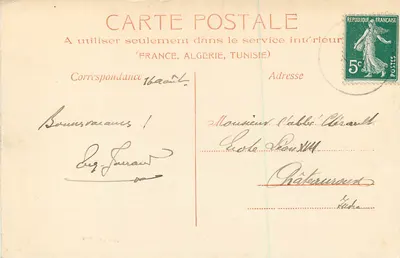 Zamek Guillaume w Lignac (Indre) — La Chapelle — Ch. Arambourou, fot. Châtellerault — Rewers