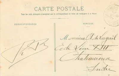 Wyspa Oléron — La Cotinière — Morze w dzień burzy — Maison Mouren, wydane w St Pierre-d'Oléron — Rewers