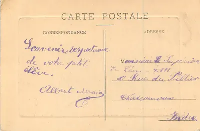 Guérande — La Porte Saint-Michel — Edición Bertho, recuerdo guérandais — Reverso
