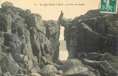 Do POULIGUEN a BATZ — O Ponte do Diabo — Editor E.H. n°16