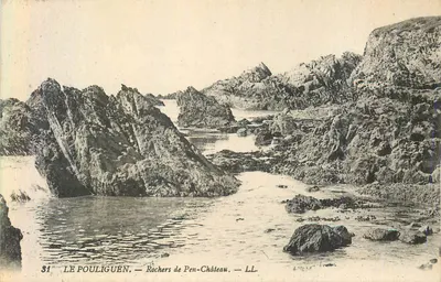 Le Pouliguen — Rochas de Pen-Château — LL
