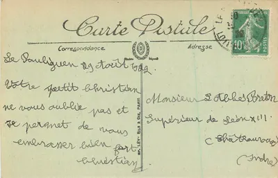 Le Pouliguen — Rochas de Pen-Château — LL — Verso