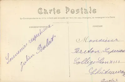 Le Pouliguen (L.I.) — Vista interior da Igreja — Cl. Fodéré, Coll. O. P. — 49 — Verso