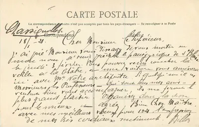 La porta d'ingresso della Chiesa (Loire-Inf.) — Stile gotico — Artaud-Nozais, Nantes — Verso