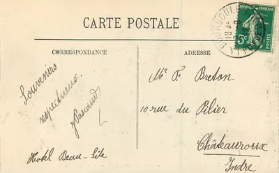 Około La Bourboule — La Banne-Dordanche (Wysokość 1.515 m.) — LL — Rewers