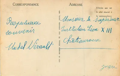 La Bourboule — Katedra — La Bourboule, Królowa Argentier — Wydawca LL, nr 157 — Rewers